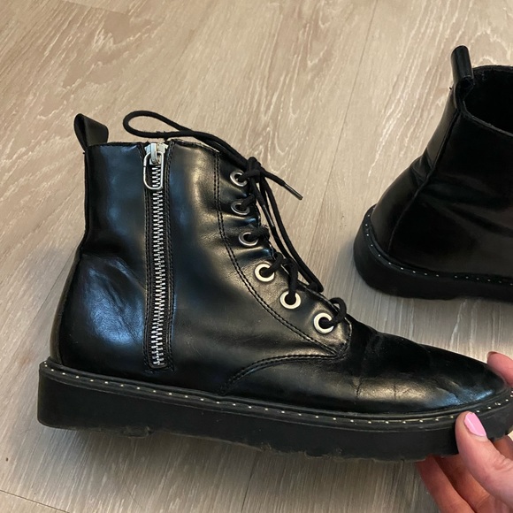 Zara Biker Boots - Picture 3 of 5
